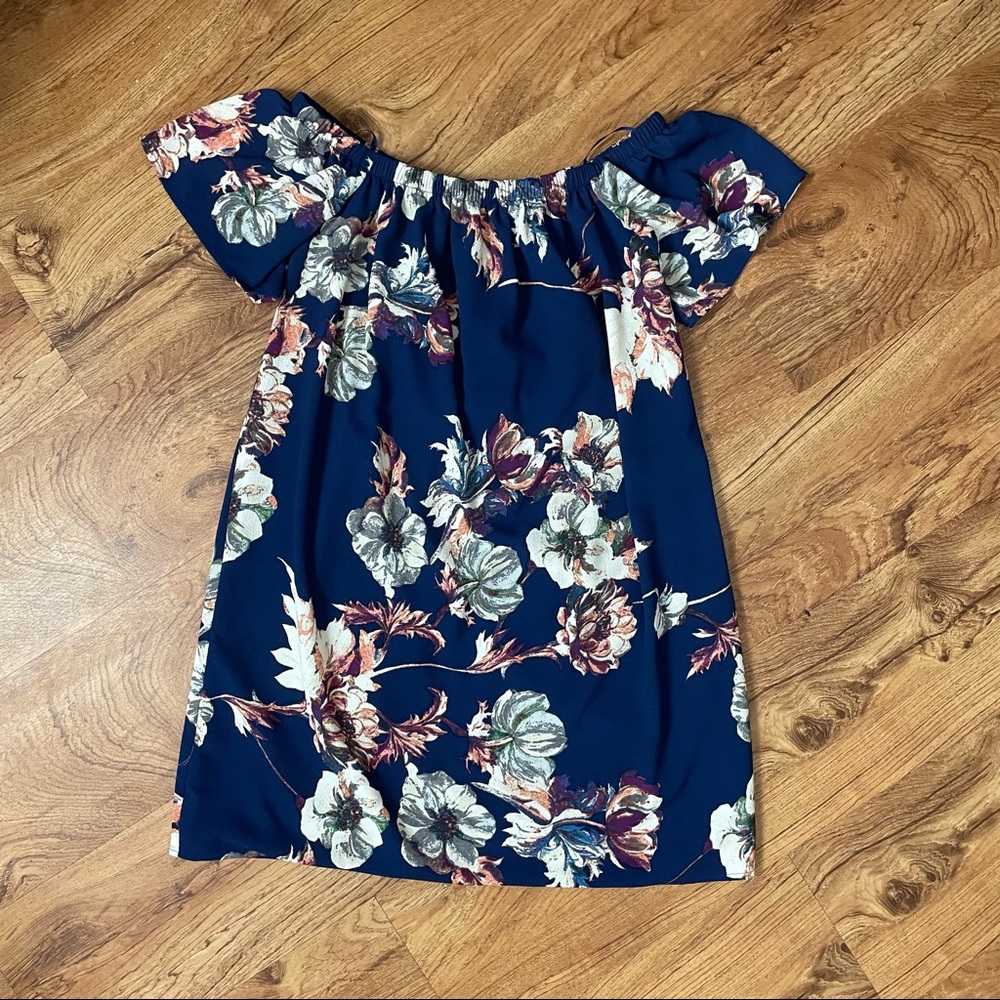 Off the shoulder dress